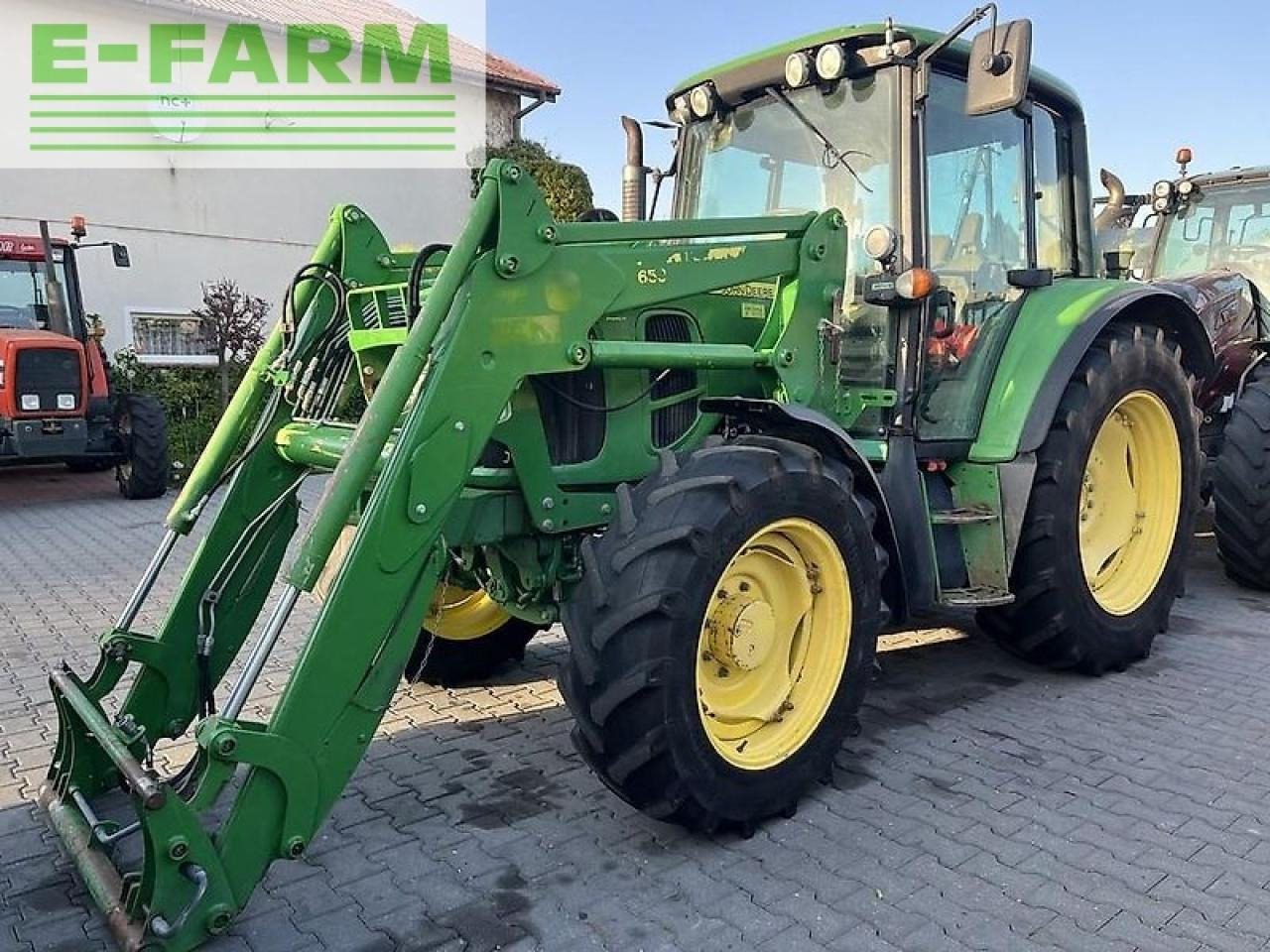 Máy cày John Deere 6230 premium tls + john deere 653: hình 9