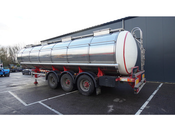 Sơ mi rơ moóc bồn để vận chuyển hóa chất Burg 3 AXLE TANK CHEMIE TRAILER 30.000LTR: hình 4