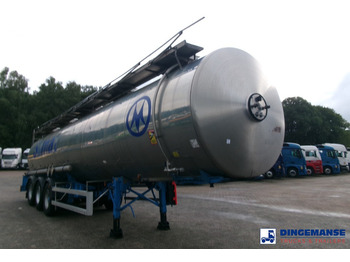 Sơ mi rơ moóc bồn Magyar Chemical tank inox 32.5m3 / 1 comp: hình 2