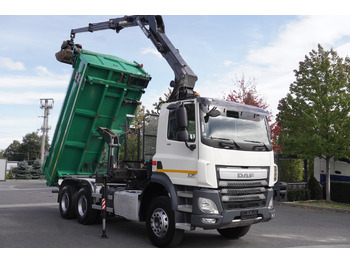 Xe cẩu tự hành, Xe cẩu tự hành DAF CF 410 FAT 6×4 tipper / Crane Marchessi M15000Z / Bortmatic: hình 4