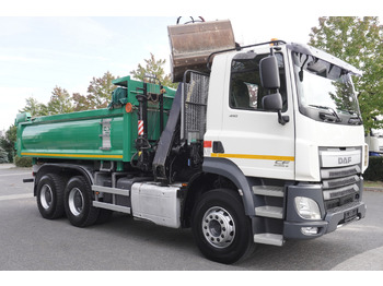 Xe cẩu tự hành, Xe cẩu tự hành DAF CF 410 FAT 6×4 tipper / Crane Marchessi M15000Z / Bortmatic: hình 3