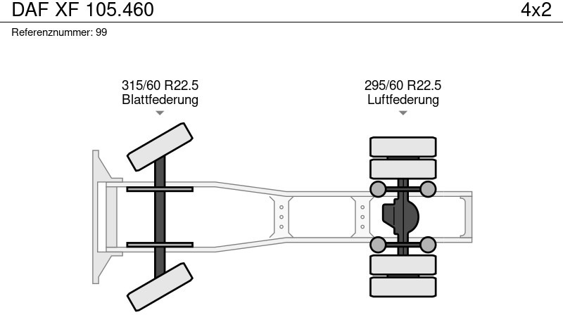 Xe đầu kéo DAF XF 105.460: hình 20