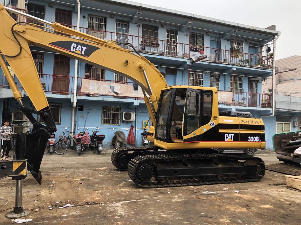 Máy xúc bánh xích Caterpillar Cat 320B 320bl: hình 10