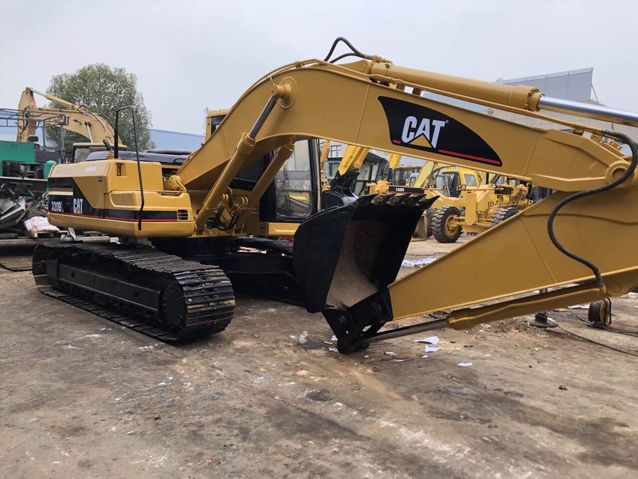 Máy xúc bánh xích Caterpillar Cat 320B 320bl: hình 12