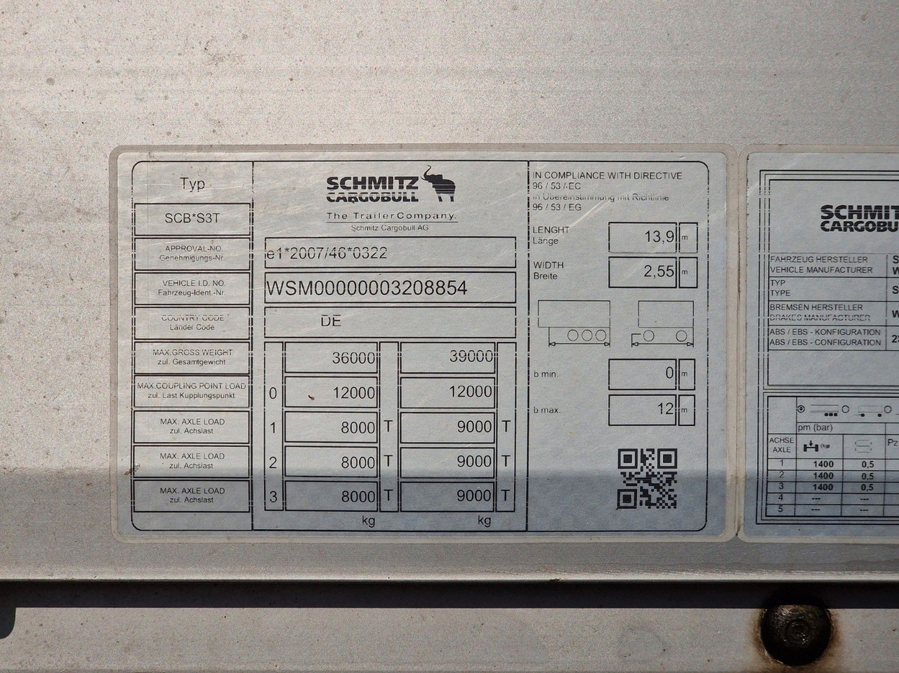 Máy móc khác mới Schmitz Cargobull SCS 24/L - 13.62 PAPER X - L / Hubdach / EDSCHA: hình 30