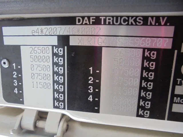 Xe đầu kéo DAF XF 105.460 FTG105 460 6X2: hình 15