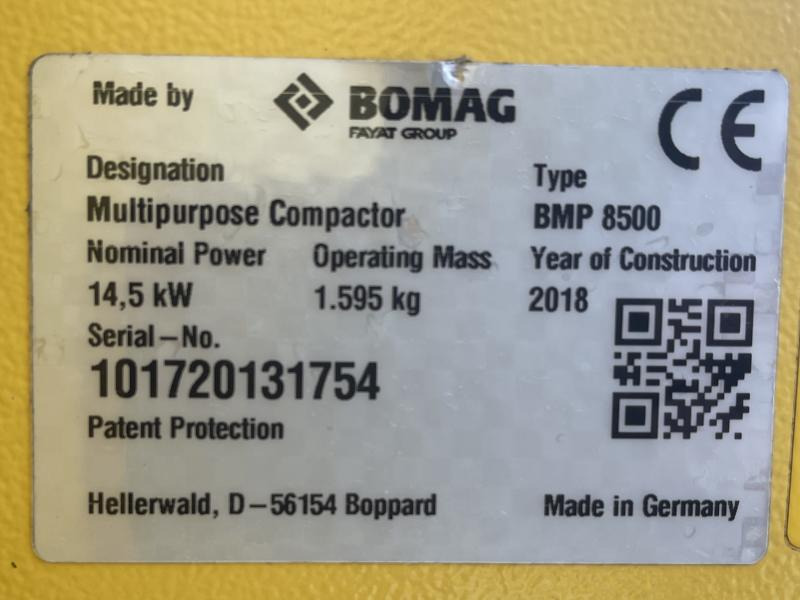 Máy đầm BOMAG BMP 8500 compacteur à pied de mouton: hình 11