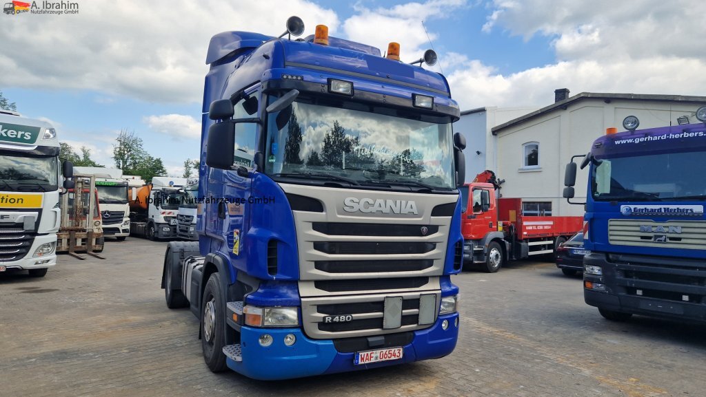 Xe đầu kéo Scania R 480 Retarder, Klima, Zustand gut deutsches Fahrzeug, 2x Tank: hình 9