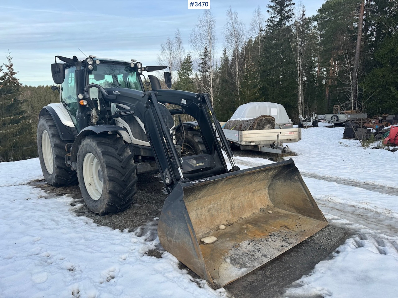 Máy cày 2019 Valtra N134 w/ Front loader and bucket. 900 hours!: hình 9