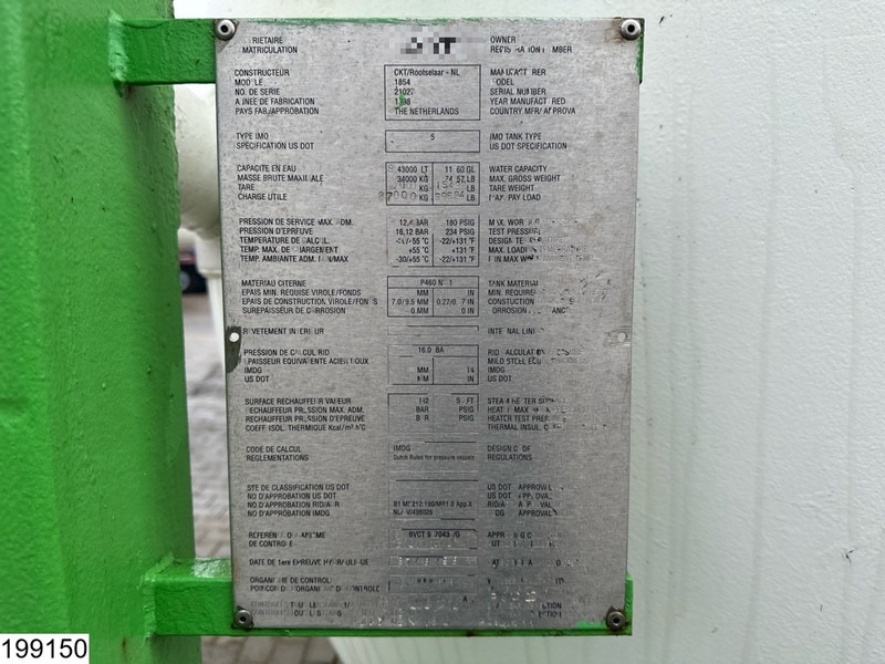 Container bồn Ckt Tank container: hình 9