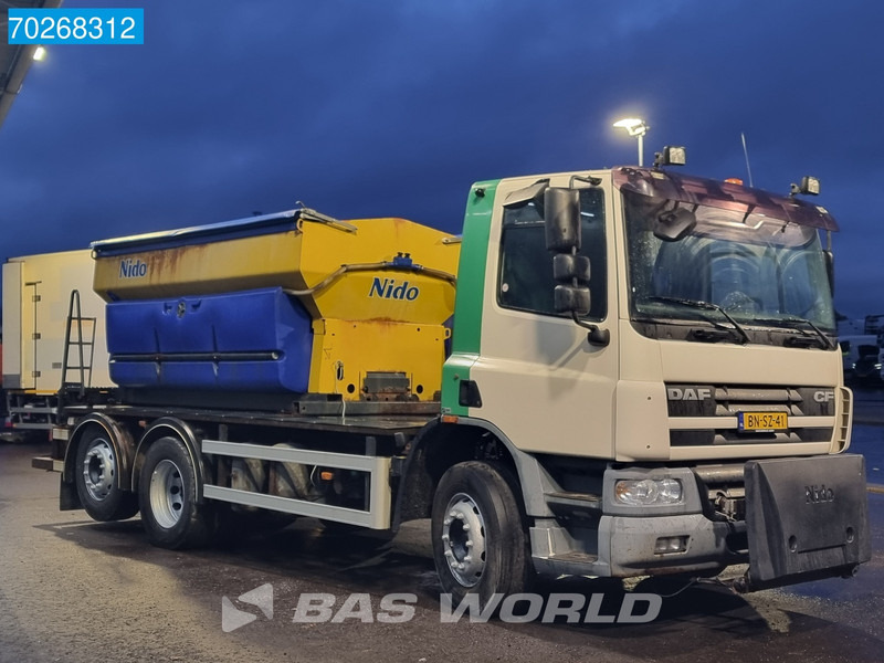 Xe tải thùng lửng/ Phẳng DAF CF75.250 6X2 NL-Truck Nido sand-salt spreader Lift+Lenkachse Euro 3: hình 8