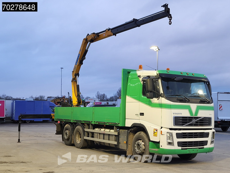 Xe tải thùng lửng/ Phẳng, Xe cẩu tự hành mới Volvo FH 400 6X2 Effer 165.00/2S kran Crane Lift+Lenkachse Euro 4: hình 8