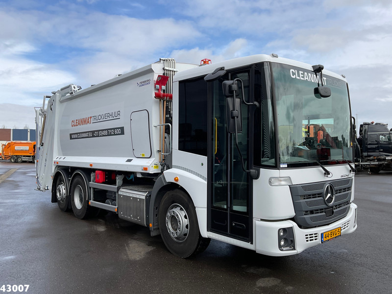 Xe tải chở rác Mercedes-Benz Econic 2630 Euro 6 Terberg RosRoca 21m³ Welvaarts weegsysteem: hình 9