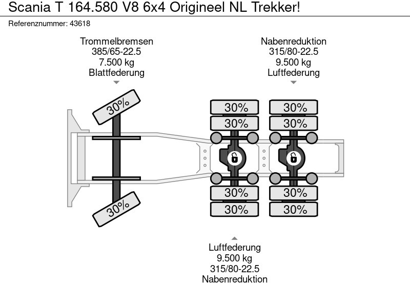 Cho thuê Scania T 164.580 V8 6x4 Origineel NL Trekker! Scania T 164.580 V8 6x4 Origineel NL Trekker!: hình 20