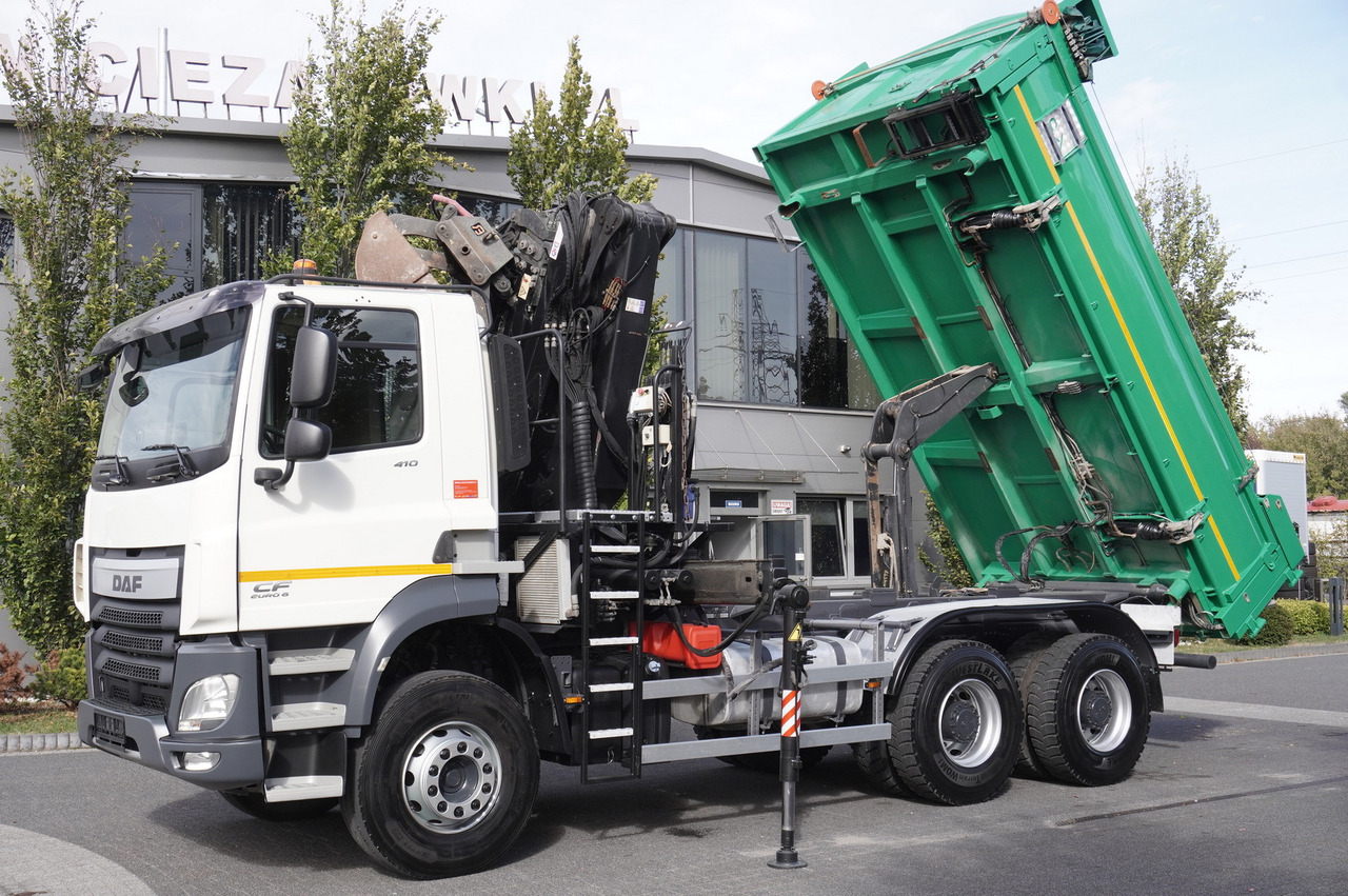 Xe cẩu tự hành, Xe cẩu tự hành DAF CF 410 FAT 6×4 tipper / Crane Marchessi M15000Z / Bortmatic: hình 8