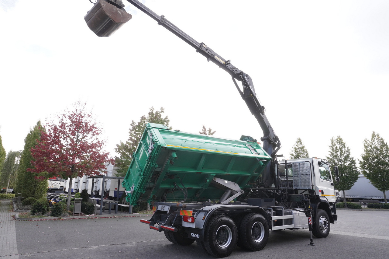 Xe cẩu tự hành, Xe cẩu tự hành DAF CF 410 FAT 6×4 tipper / Crane Marchessi M15000Z / Bortmatic: hình 6