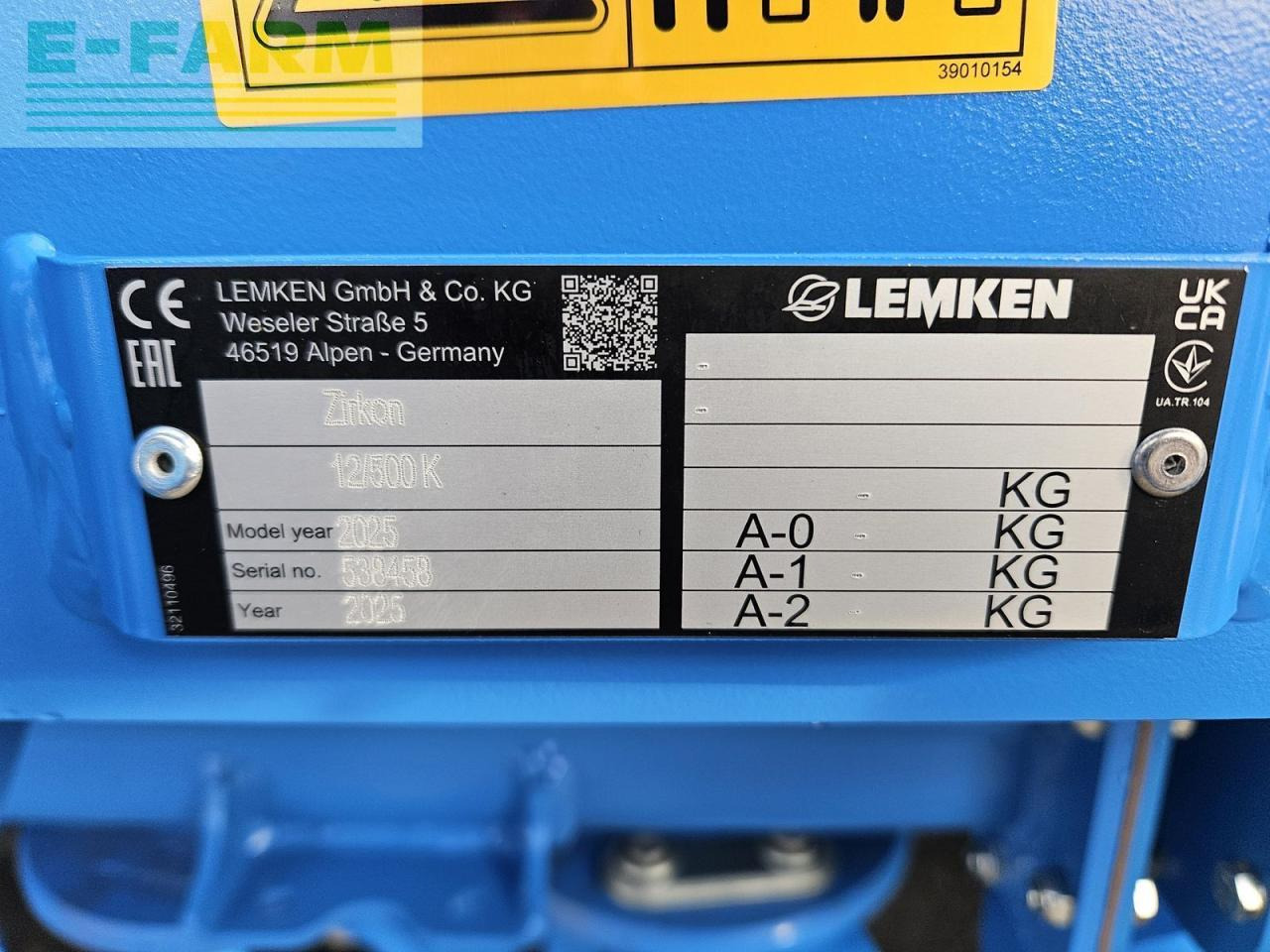 Bừa đĩa Lemken zirkon 12/500 k: hình 9