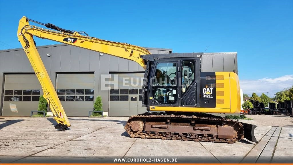 Máy xúc bánh xích CAT 312 E L, Bagger mit Long Reach 12 m, Klima, Kamera: hình 9