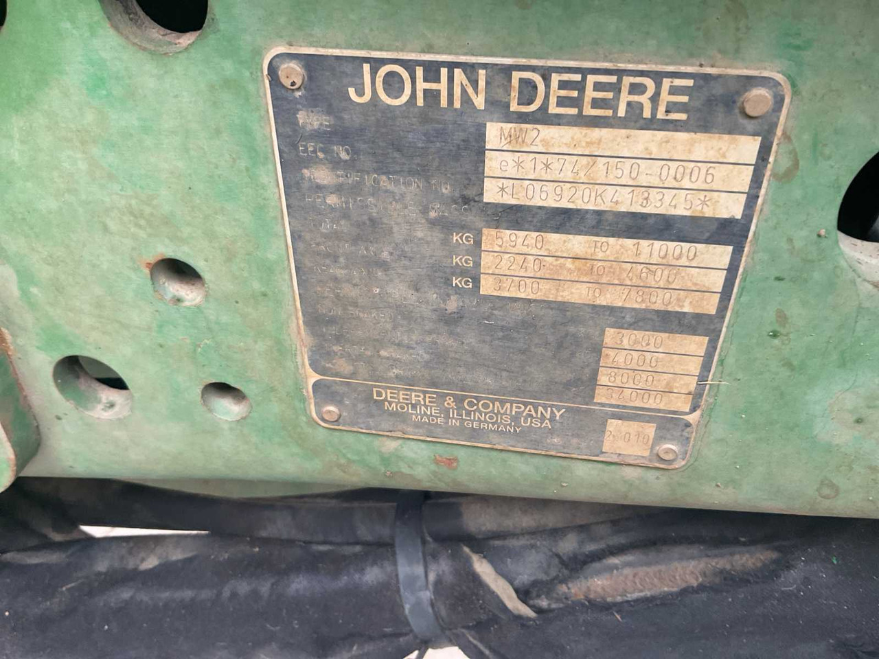 Máy cày John Deere 6920: hình 35