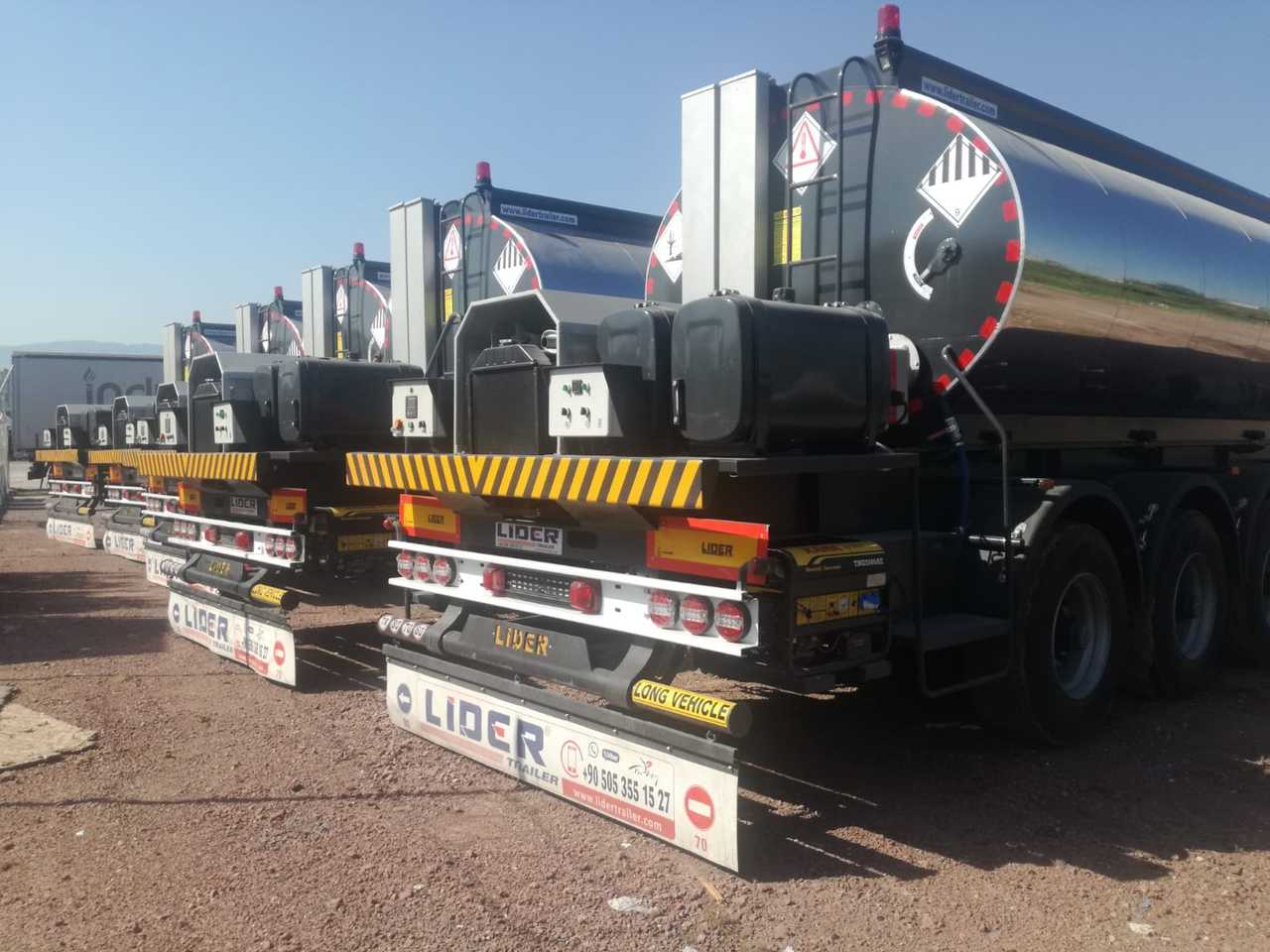 Sơ mi rơ moóc bồn để vận chuyển bitumen mới LIDER 2024 MODELS NEW LIDER TRAILER MANUFACTURER COMPANY: hình 7