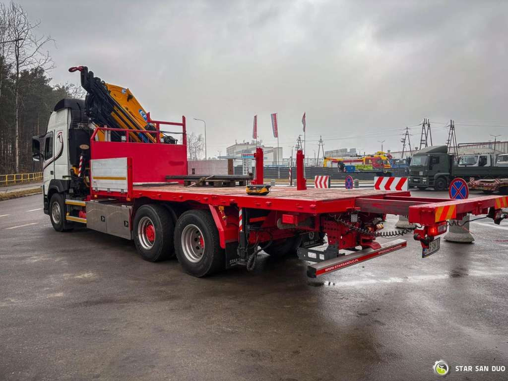 Xe cẩu tự hành, Xe tải thùng lửng/ Phẳng Volvo  FM 450 6x2 EFFER 395/8S Euro 6  Crane Winch: hình 7