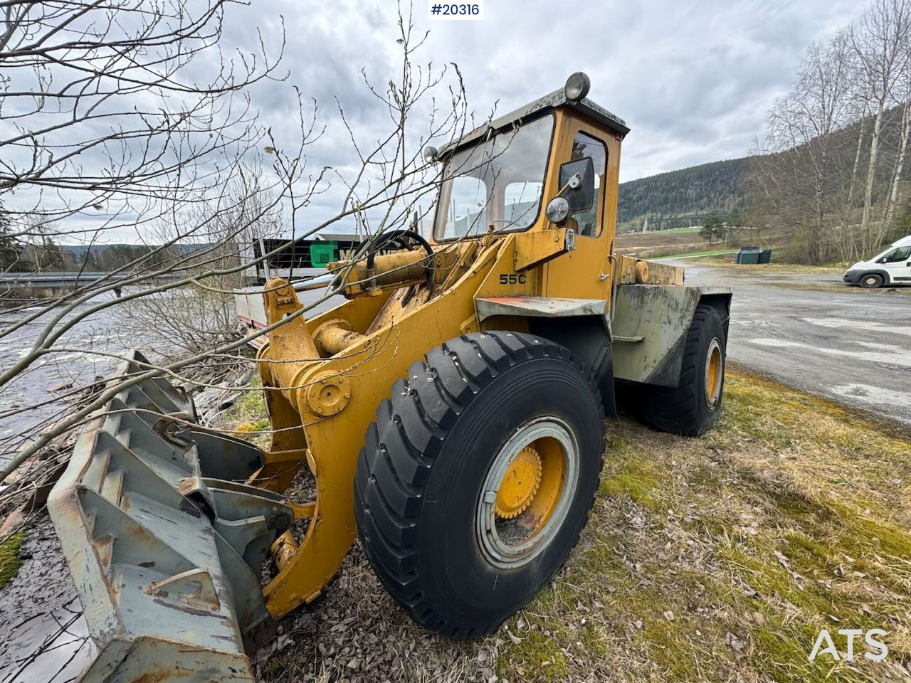 Máy xúc lật bánh lốp Hanomag 55 C: hình 16