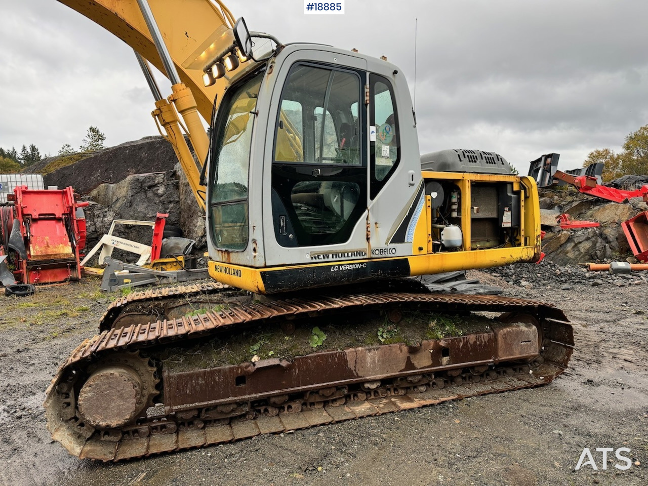 Máy xúc New Holland Kobelco E215B: hình 11