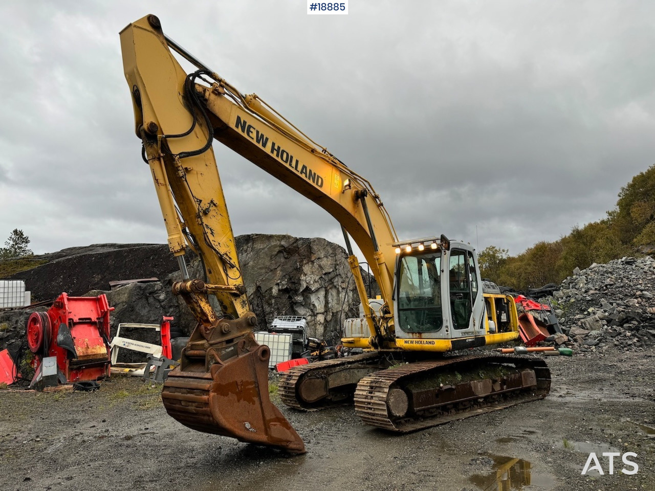 Máy xúc New Holland Kobelco E215B: hình 9