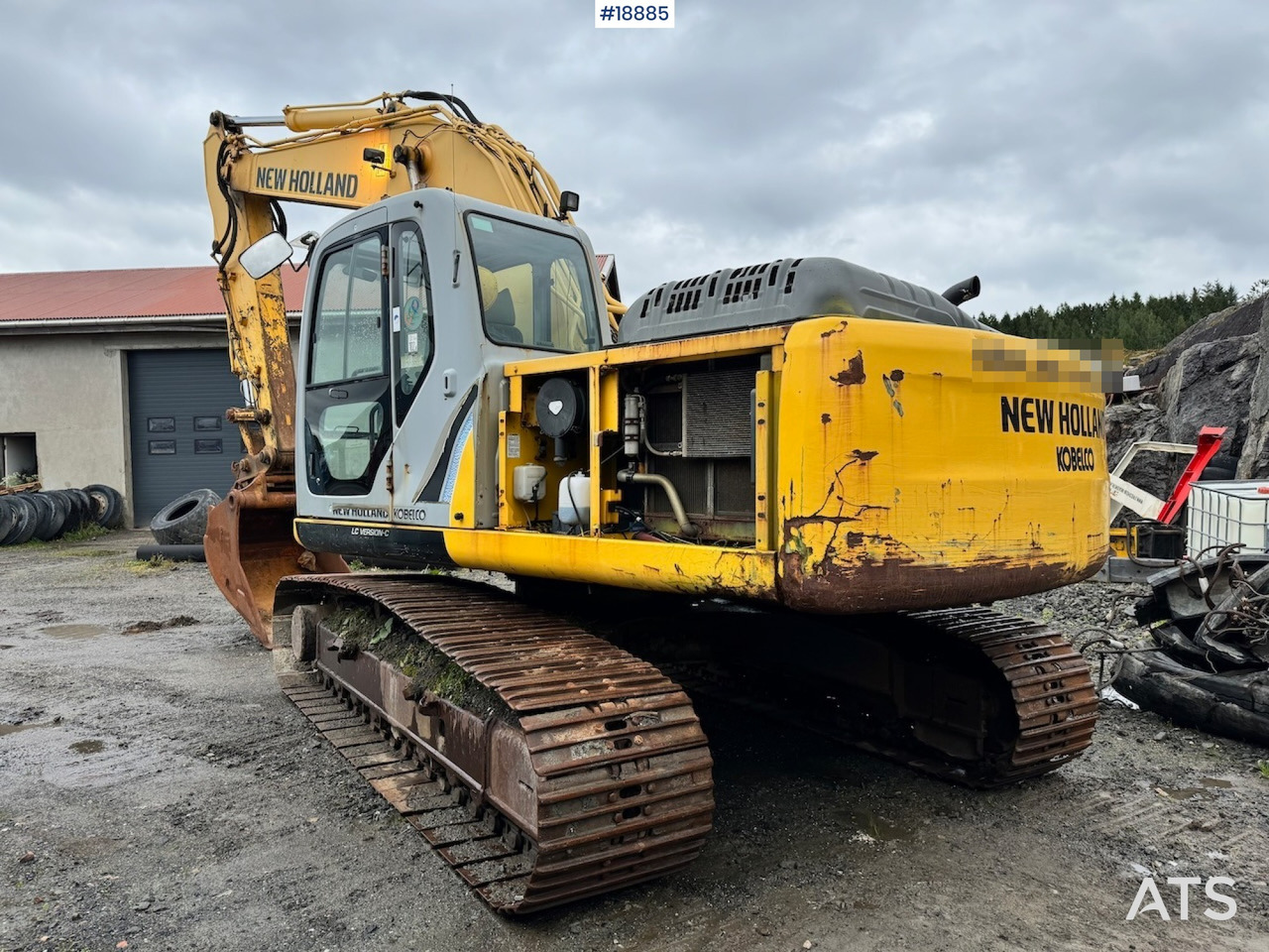 Máy xúc New Holland Kobelco E215B: hình 7