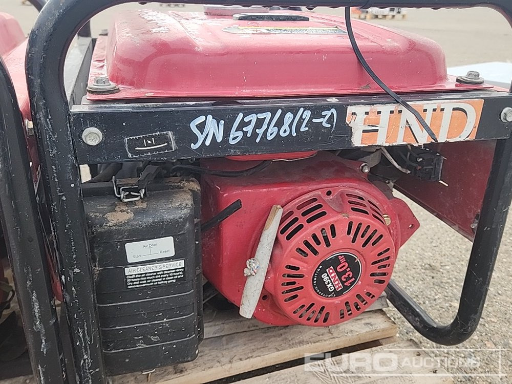 Trang thiết bị xây dựng Honda 5500 CXS Petrol Generator (Incomplete) (2 of): hình 6