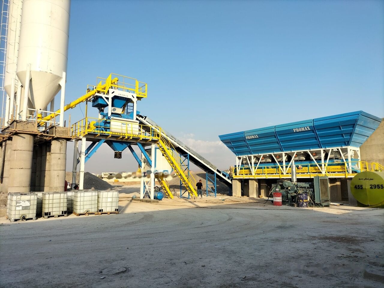 Trạm trộn bê tông Promax Compact Concrete Batching Plant C120-TWN-LINE (120m3/h): hình 9