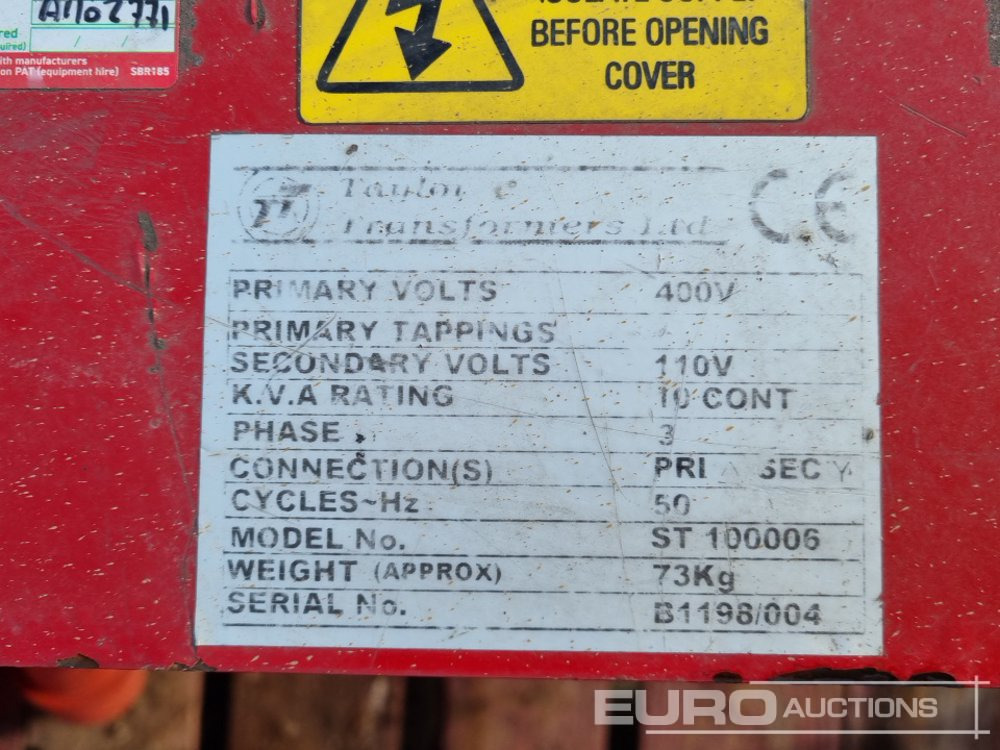 Trang thiết bị xây dựng 110 Volt Transformer (4 of): hình 12